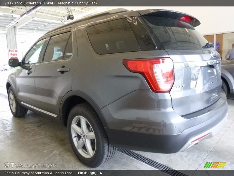 Magnetic / Ebony Black 2017 Ford Explorer XLT 4WD