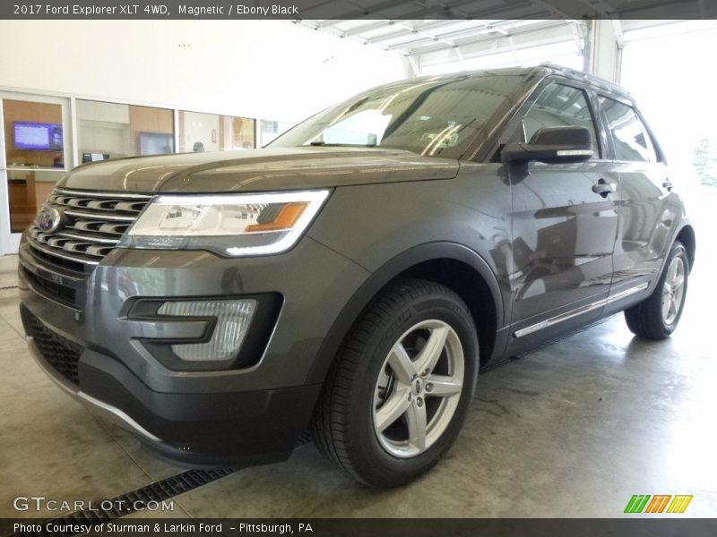 Magnetic / Ebony Black 2017 Ford Explorer XLT 4WD