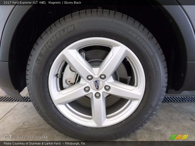 Magnetic / Ebony Black 2017 Ford Explorer XLT 4WD