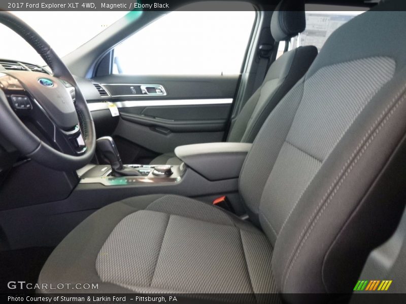 Magnetic / Ebony Black 2017 Ford Explorer XLT 4WD