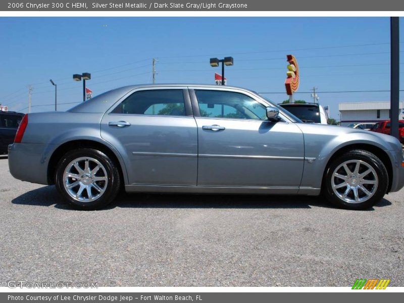 Silver Steel Metallic / Dark Slate Gray/Light Graystone 2006 Chrysler 300 C HEMI