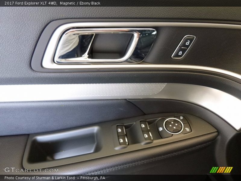 Magnetic / Ebony Black 2017 Ford Explorer XLT 4WD