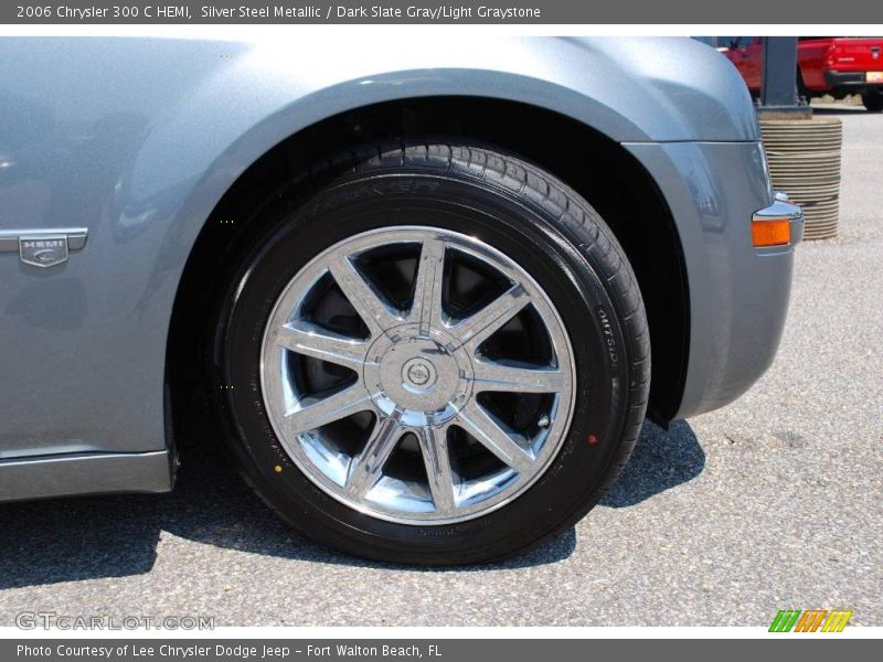 Silver Steel Metallic / Dark Slate Gray/Light Graystone 2006 Chrysler 300 C HEMI