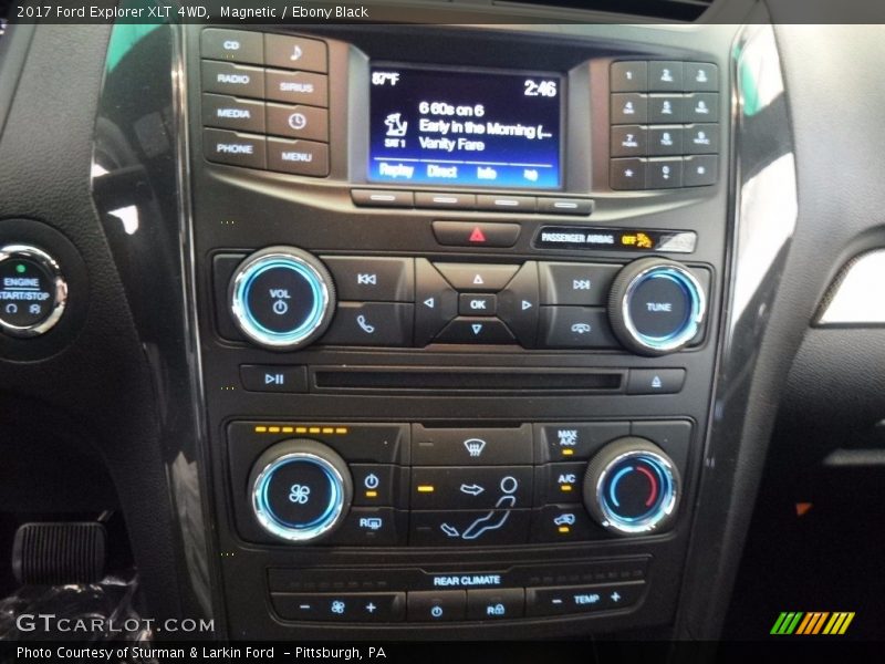 Magnetic / Ebony Black 2017 Ford Explorer XLT 4WD
