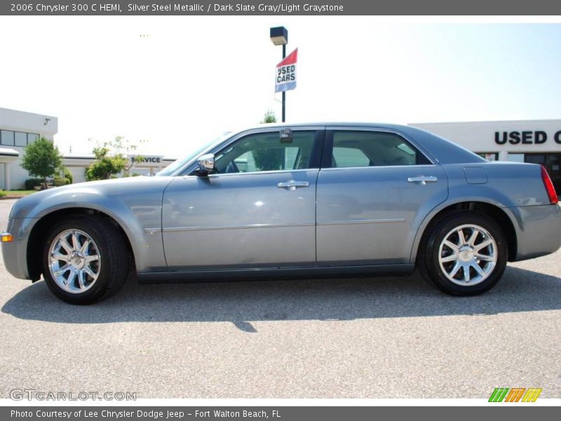 Silver Steel Metallic / Dark Slate Gray/Light Graystone 2006 Chrysler 300 C HEMI