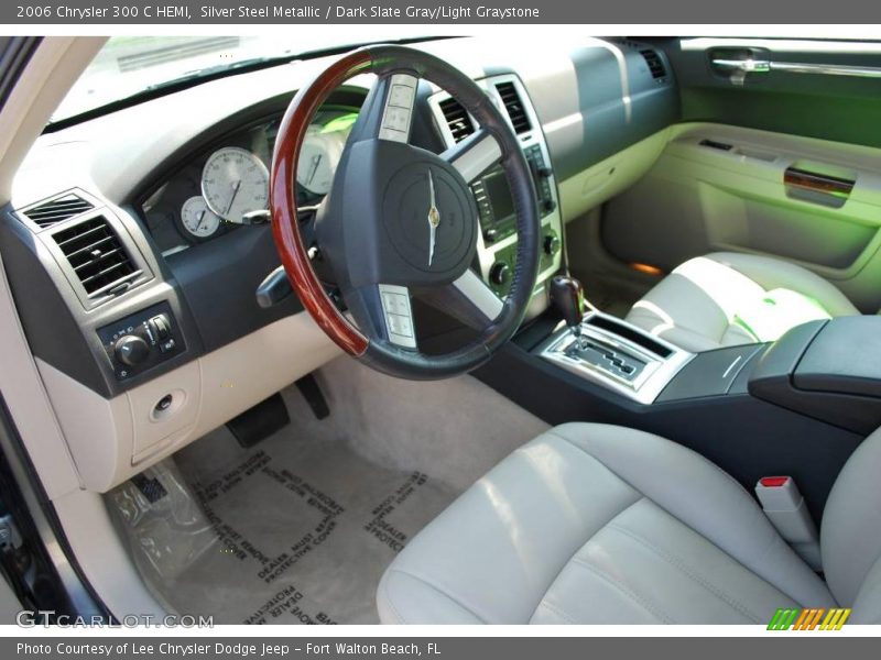 Silver Steel Metallic / Dark Slate Gray/Light Graystone 2006 Chrysler 300 C HEMI