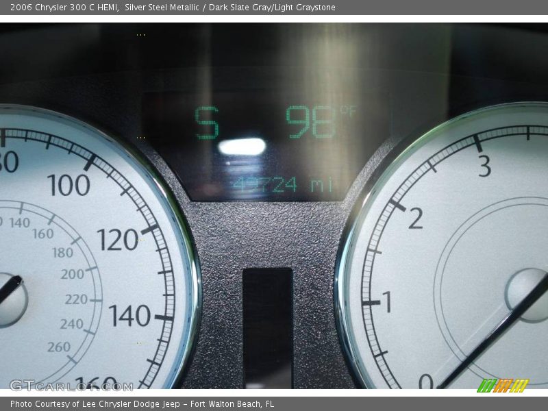 Silver Steel Metallic / Dark Slate Gray/Light Graystone 2006 Chrysler 300 C HEMI