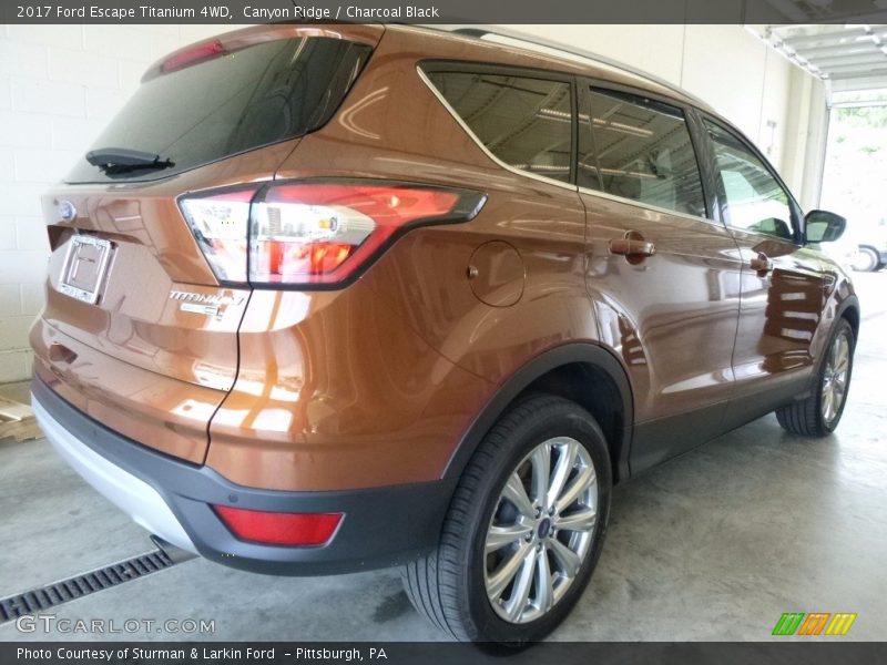 Canyon Ridge / Charcoal Black 2017 Ford Escape Titanium 4WD