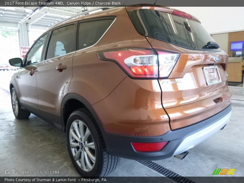 Canyon Ridge / Charcoal Black 2017 Ford Escape Titanium 4WD