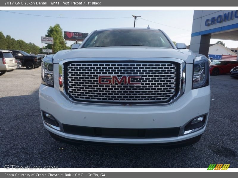 White Frost Tricoat / Jet Black 2017 GMC Yukon Denali