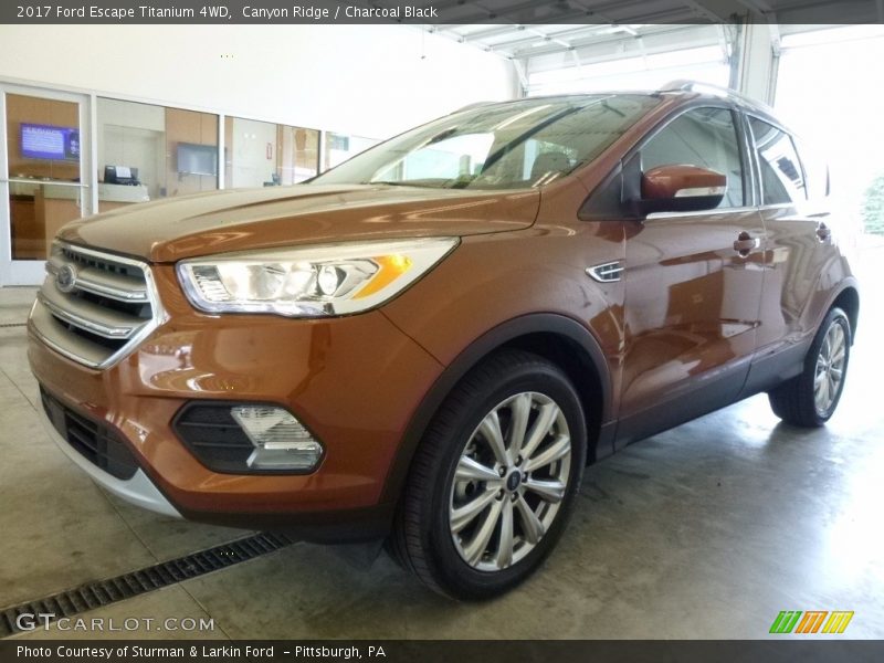 Canyon Ridge / Charcoal Black 2017 Ford Escape Titanium 4WD