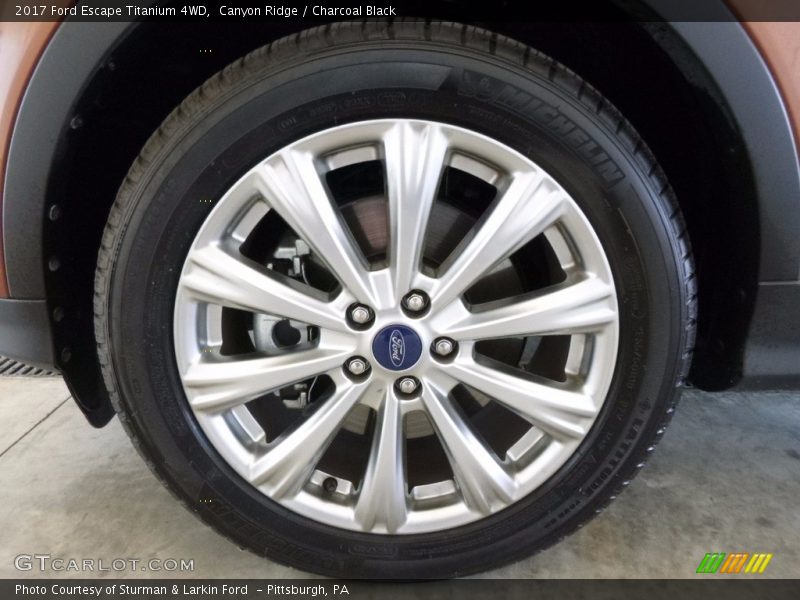 Canyon Ridge / Charcoal Black 2017 Ford Escape Titanium 4WD