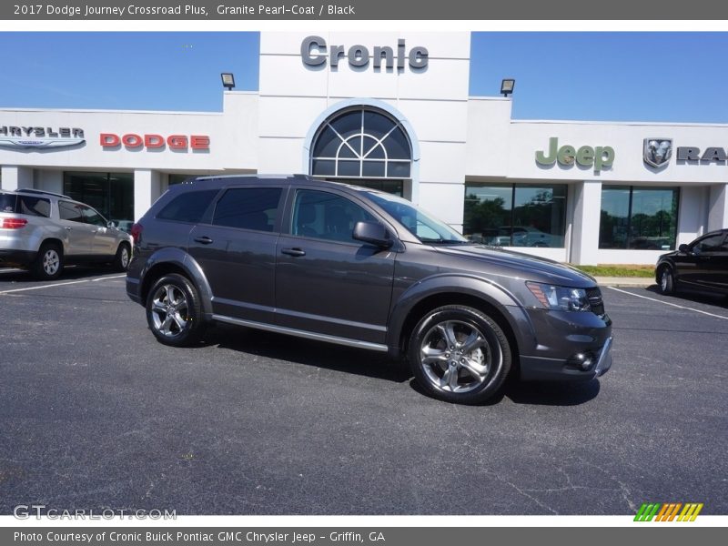 Granite Pearl-Coat / Black 2017 Dodge Journey Crossroad Plus