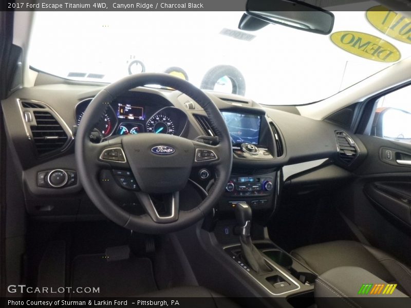 Canyon Ridge / Charcoal Black 2017 Ford Escape Titanium 4WD