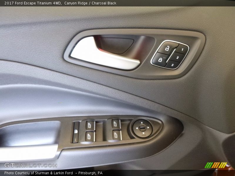 Canyon Ridge / Charcoal Black 2017 Ford Escape Titanium 4WD