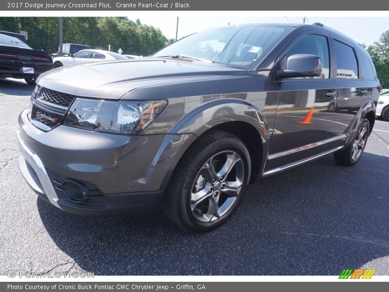 Granite Pearl-Coat / Black 2017 Dodge Journey Crossroad Plus