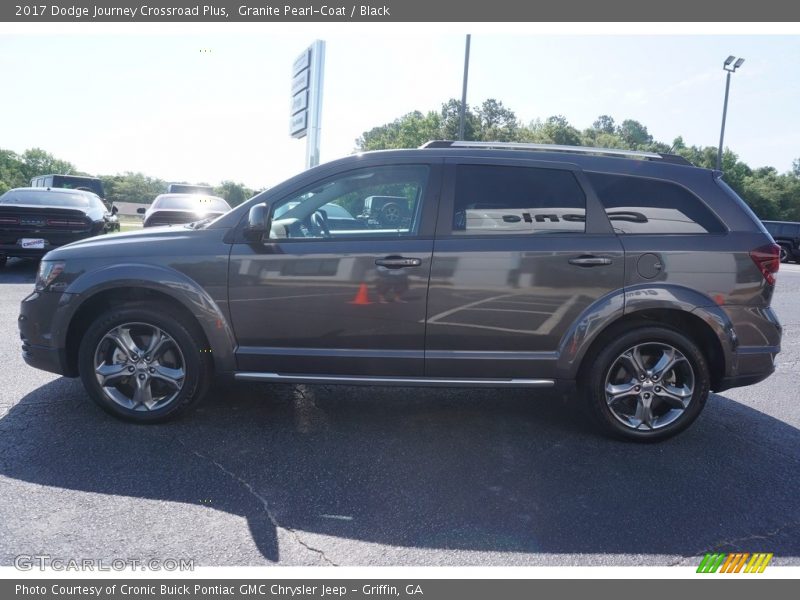 Granite Pearl-Coat / Black 2017 Dodge Journey Crossroad Plus