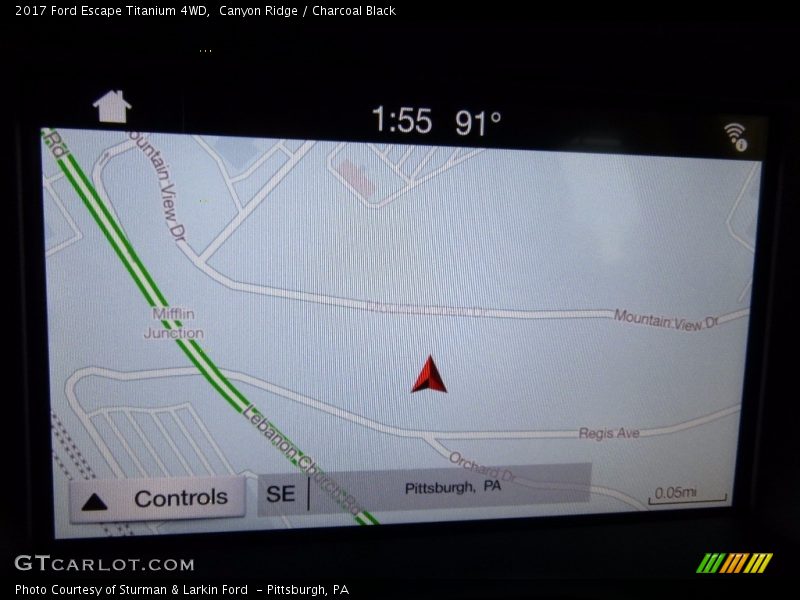 Canyon Ridge / Charcoal Black 2017 Ford Escape Titanium 4WD