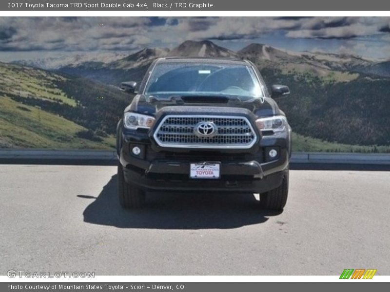 Black / TRD Graphite 2017 Toyota Tacoma TRD Sport Double Cab 4x4