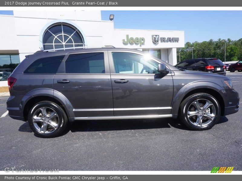 Granite Pearl-Coat / Black 2017 Dodge Journey Crossroad Plus