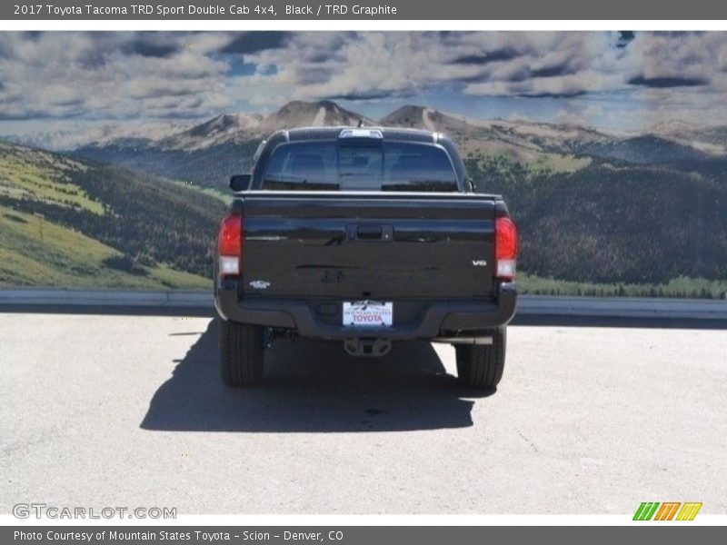 Black / TRD Graphite 2017 Toyota Tacoma TRD Sport Double Cab 4x4