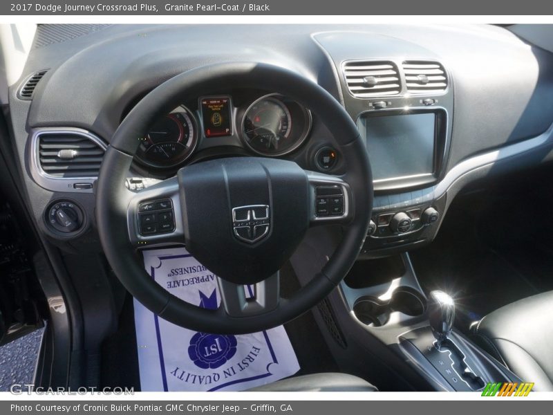 Granite Pearl-Coat / Black 2017 Dodge Journey Crossroad Plus