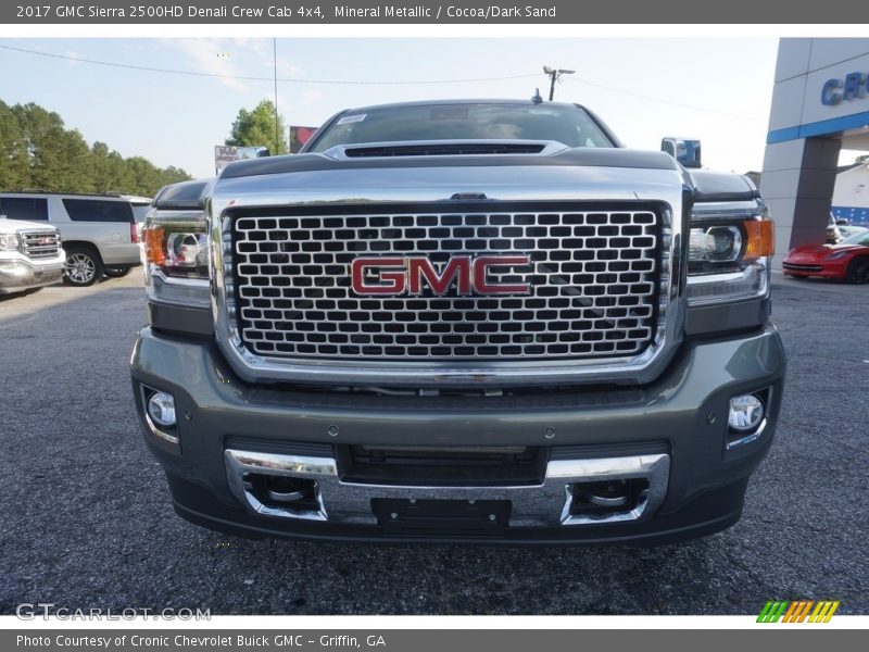 Mineral Metallic / Cocoa/Dark Sand 2017 GMC Sierra 2500HD Denali Crew Cab 4x4