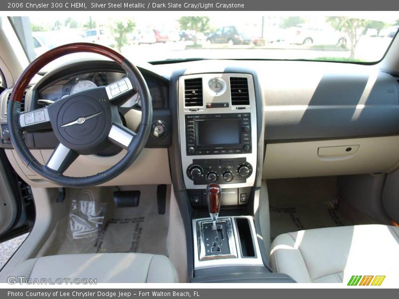 Silver Steel Metallic / Dark Slate Gray/Light Graystone 2006 Chrysler 300 C HEMI