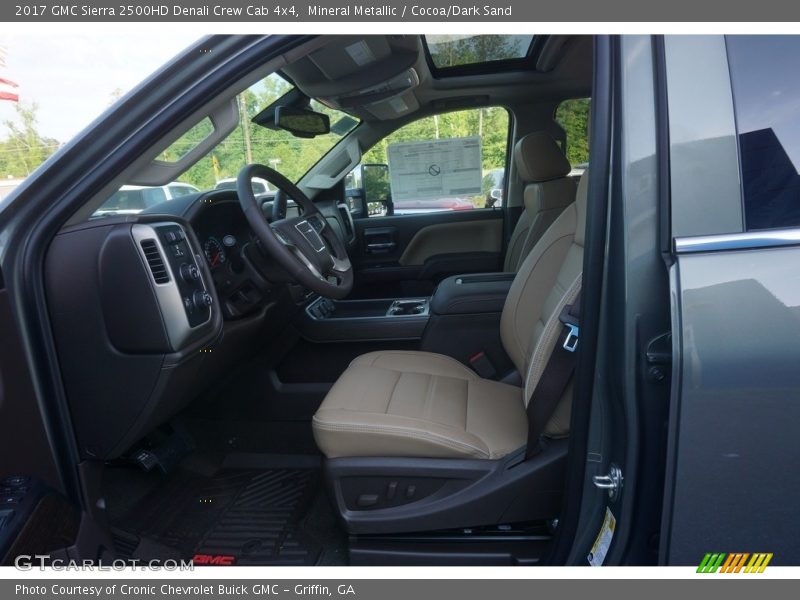 Mineral Metallic / Cocoa/Dark Sand 2017 GMC Sierra 2500HD Denali Crew Cab 4x4