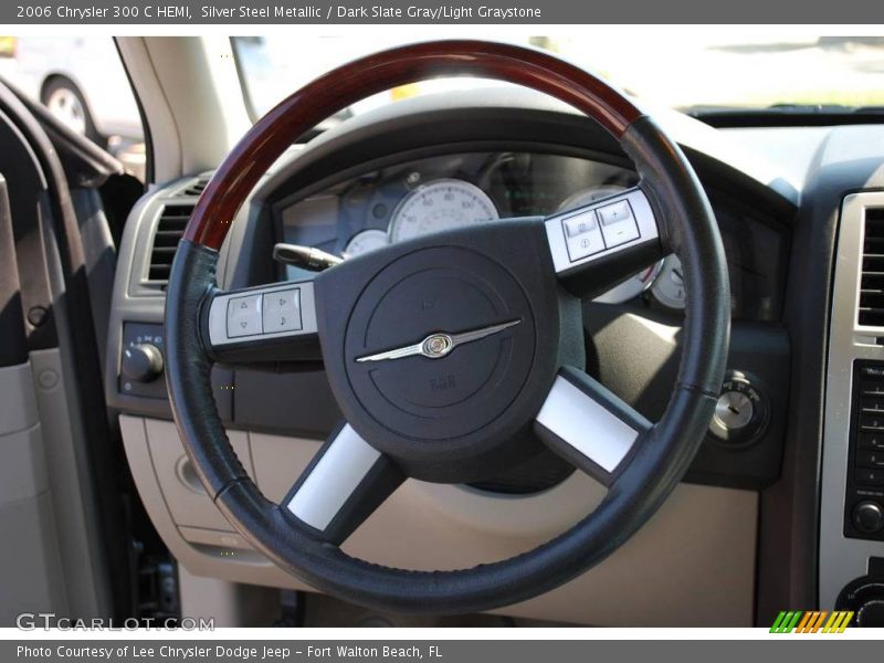 Silver Steel Metallic / Dark Slate Gray/Light Graystone 2006 Chrysler 300 C HEMI