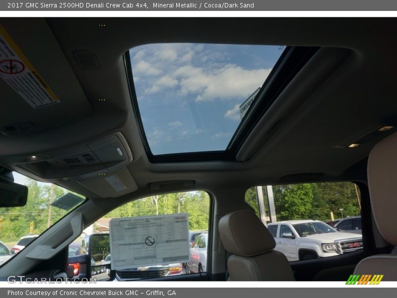 Mineral Metallic / Cocoa/Dark Sand 2017 GMC Sierra 2500HD Denali Crew Cab 4x4