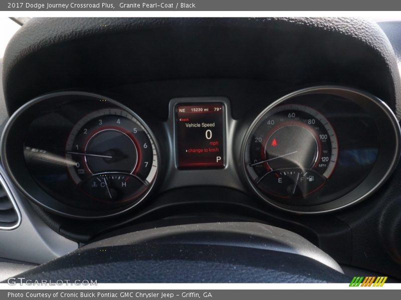 Granite Pearl-Coat / Black 2017 Dodge Journey Crossroad Plus