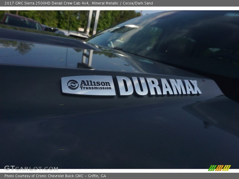 Mineral Metallic / Cocoa/Dark Sand 2017 GMC Sierra 2500HD Denali Crew Cab 4x4