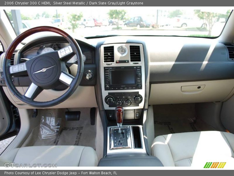 Silver Steel Metallic / Dark Slate Gray/Light Graystone 2006 Chrysler 300 C HEMI