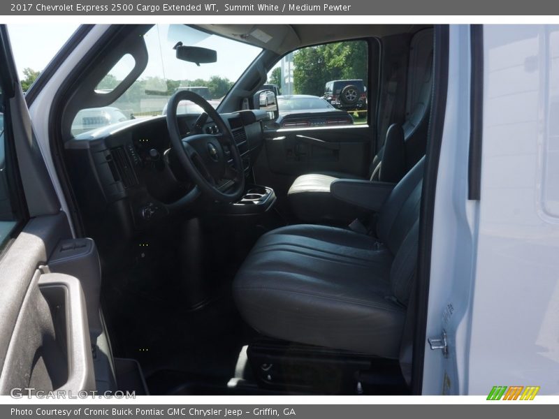 Summit White / Medium Pewter 2017 Chevrolet Express 2500 Cargo Extended WT