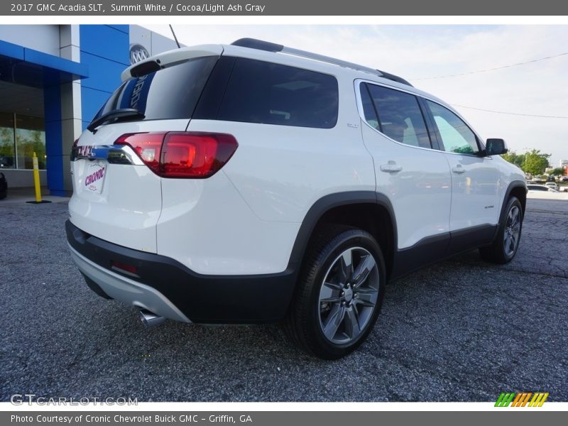Summit White / Cocoa/Light Ash Gray 2017 GMC Acadia SLT