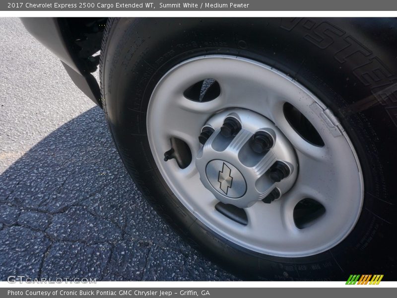 Summit White / Medium Pewter 2017 Chevrolet Express 2500 Cargo Extended WT