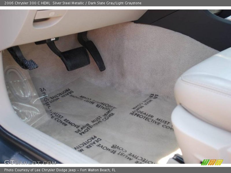 Silver Steel Metallic / Dark Slate Gray/Light Graystone 2006 Chrysler 300 C HEMI