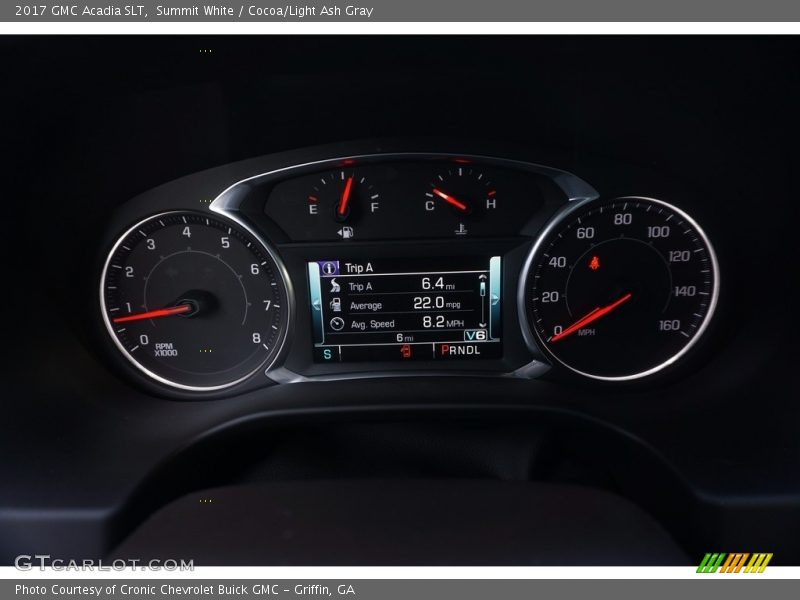Summit White / Cocoa/Light Ash Gray 2017 GMC Acadia SLT