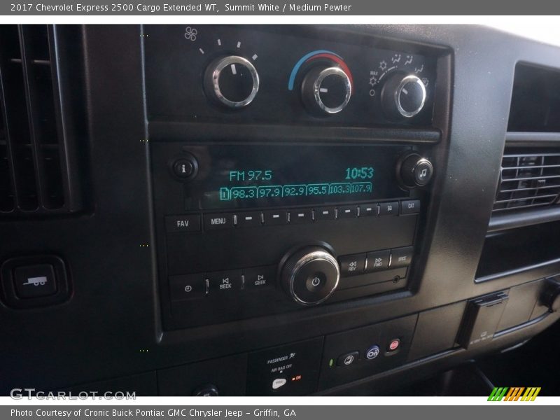 Summit White / Medium Pewter 2017 Chevrolet Express 2500 Cargo Extended WT
