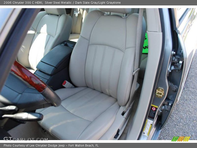 Silver Steel Metallic / Dark Slate Gray/Light Graystone 2006 Chrysler 300 C HEMI