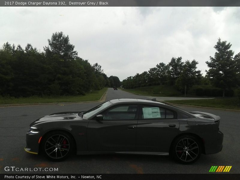 Destroyer Grey / Black 2017 Dodge Charger Daytona 392