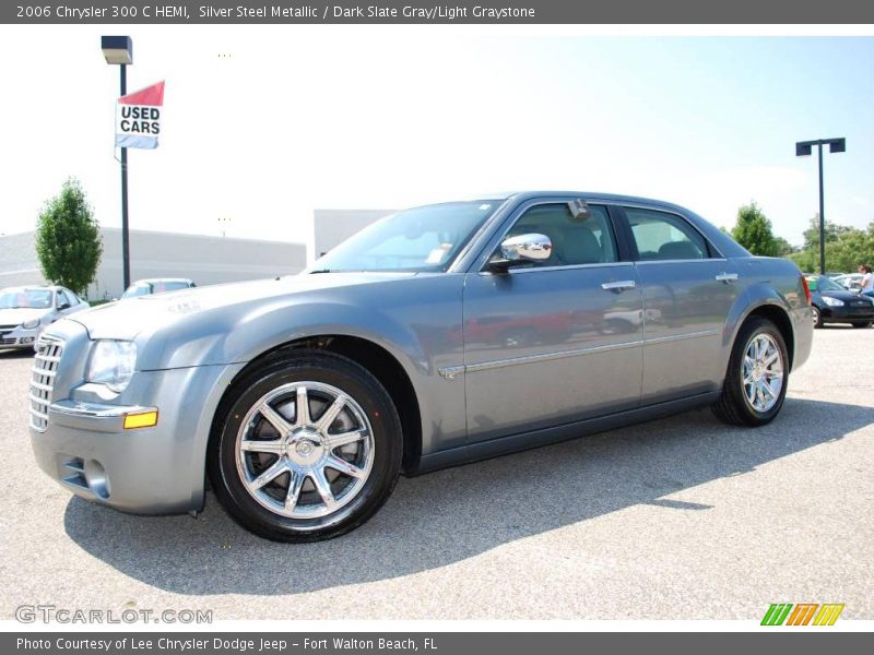 Silver Steel Metallic / Dark Slate Gray/Light Graystone 2006 Chrysler 300 C HEMI