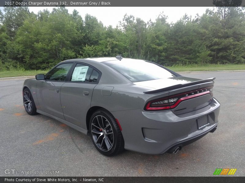 Destroyer Grey / Black 2017 Dodge Charger Daytona 392