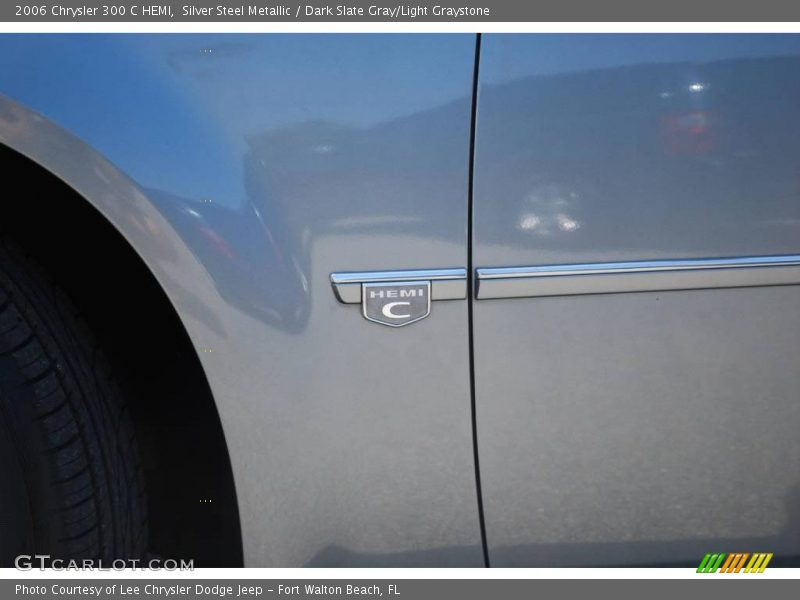 Silver Steel Metallic / Dark Slate Gray/Light Graystone 2006 Chrysler 300 C HEMI