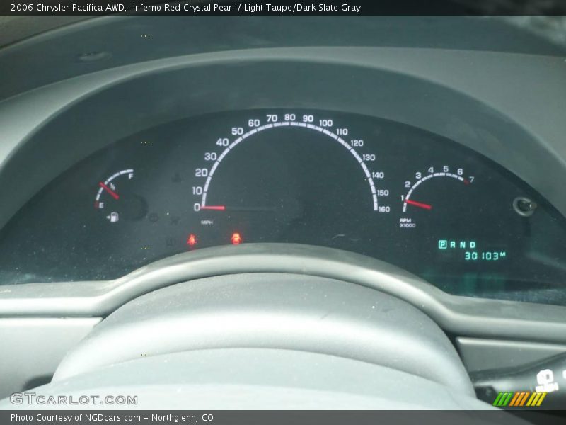 Inferno Red Crystal Pearl / Light Taupe/Dark Slate Gray 2006 Chrysler Pacifica AWD