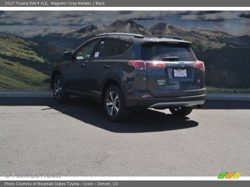 Magnetic Gray Metallic / Black 2017 Toyota RAV4 XLE