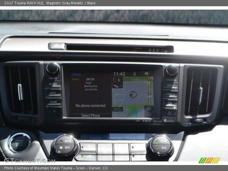 Magnetic Gray Metallic / Black 2017 Toyota RAV4 XLE