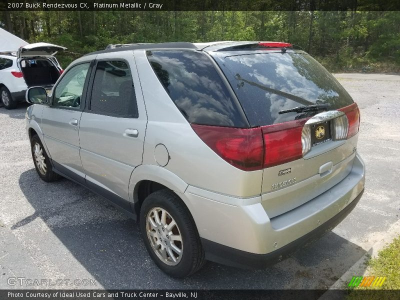 Platinum Metallic / Gray 2007 Buick Rendezvous CX