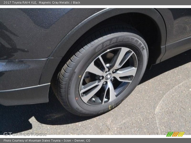 Magnetic Gray Metallic / Black 2017 Toyota RAV4 XLE